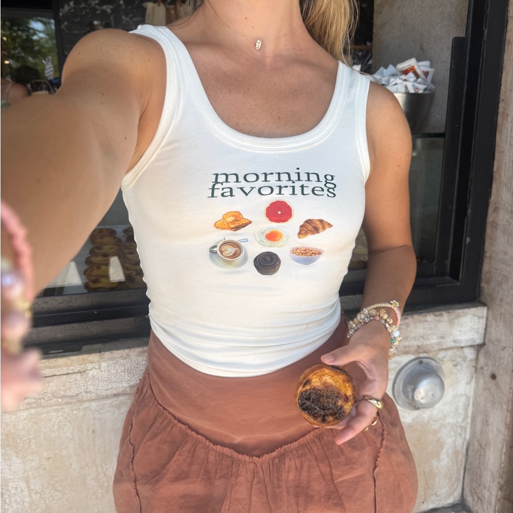 Peppermayo Cream 'Morning Favorites' Tank Top